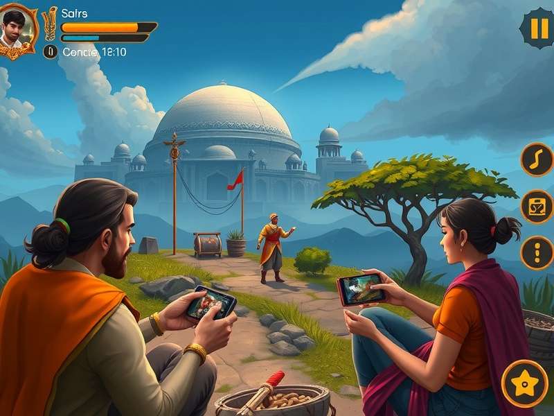 Indian players enjoying Sacred Quest Confidants on mobile devices